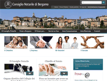 Tablet Screenshot of notaibergamo.it